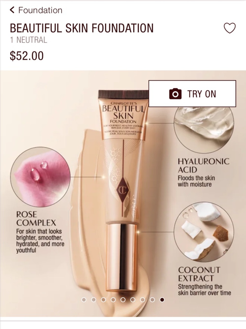 Charlotte Tilbury Beautiful Skin Foundation - Picture 5 of 9